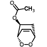 CAS 登录号：676543-80-9， (1S,4S,5S)-2,3-二氧杂双环[2.2.2]辛-7-烯-5-基乙酸酯