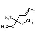 CAS 登录号：67681-66-7， (1,1-二甲氧基-3-丁烯-1-基)硅烷