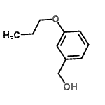 结构式 CAS# 67698-62-8, (3-丙氧基苯基)甲醇