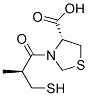 CAS 登录号：67714-46-9， (4R)-3-((2S)-3-巯基-2-甲基丙烷酰基)-4-噻唑烷羧酸