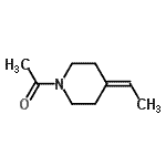 CAS 登录号：67727-82-6， 1-(4-亚乙基-1-哌啶基)乙酮