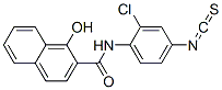 CAS 登录号：67728-25-0， 2'-氯-1-羟基-2-萘甲酰苯胺-4'-异硫氰酸酯