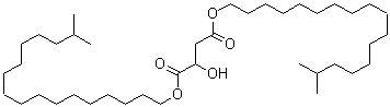 CAS 登录号:67763-18-2, 2-羟基-丁二酸 1,4-二(16-甲基十七烷基)酯