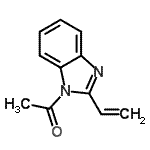 CAS 登录号：67766-24-9， 1-(2-乙烯基-1H-苯并咪唑-1-基)乙酮