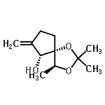 CAS 登录号：677752-10-2， (4S,5S,6R)-2,2,4-三甲基-7-亚甲基-1,3-二氧杂螺[4.4]壬烷-6-醇