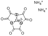CAS 登录号：67786-11-2， 三(草酸)锗酸铵