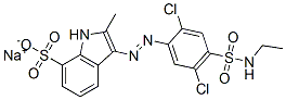 CAS#: 67786-20-3， 3-[[2,5-Dichloro-4-[(Ethylamino)Sulfonyl]Phenyl]Azo]-2-Methyl-1H-Indole-7-Sulfonic Acid Sodium Salt