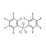 CAS 登录号：6779-72-2， 三氯[二(五氟苯基)]膦烷