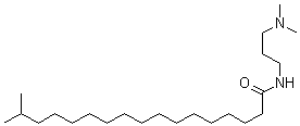 CAS 登录号：67799-04-6， N-[3-(二甲基氨基)丙基]-异十八烷酰胺