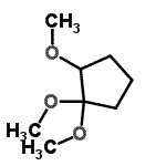 CAS 登录号：67820-34-2， 1,1,2-三甲氧基环戊烷