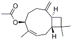 CAS 登录号：67843-79-2， [1R-(1R*,5S*,9S*)]-4,11,11-三甲基-8-亚甲基双环[7.2.0]十一碳-3-烯-5-基乙酸酯