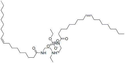 CAS 登录号：67846-12-2， 乙基二[2-(油酰氨基)乙基]铵硫酸乙酯盐