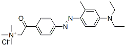 CAS 登录号：67905-12-8， [4-[[4-(二乙基氨基)-2-甲基苯基]偶氮]苯甲酰甲基]三甲基氯化铵