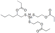 CAS 登录号：67905-22-0， 4-丁基-9-氧代-4-[[2-(丙酰氧基)乙基]硫代]-8-氧杂-3,5-二硫杂-4-锡杂十一烷基丙酸酯