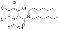 CAS 登录号：67905-38-8， 2,3,4,5-四氯-6-[(二己基氨基)羰基]苯甲酸