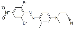 CAS 登录号：67906-35-8， 3-[[4-[(2,6-二溴-4-硝基苯基)偶氮]-3-甲基苯基]乙基氨基]丙腈