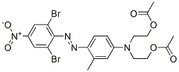 CAS 登录号：67923-46-0， 2,2'-[[4-[(2,6-二溴-4-硝基苯基)偶氮]-3-甲基苯基]亚氨基]二乙基二乙酸酯