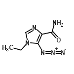 CAS 登录号：679394-96-8， 5-叠氮基-1-乙基-1H-咪唑-4-甲酰胺