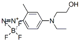 CAS 登录号：67952-27-6， 4-[乙基(2-羟基乙基)氨基]-2-甲基偶氮苯四氟硼酸盐