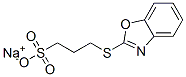 CAS 登录号:67970-26-7, 3-(苯并恶唑-2-基硫代)丙烷磺酸钠