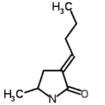 CAS 登录号：679818-45-2， (3E)-3-丁亚基-5-甲基-2-吡咯烷酮