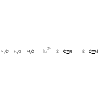 structure of CAS# 68016-36-4, Barium thiocyanate hydrate (1:2:3);BARIUM THIOCYANATE;BARIUM THIOCYANATE TRIHYDRATE