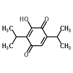 CAS 登录号：680186-33-8， 3-羟基-2,5-二异丙基-1,4-苯醌
