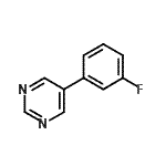 CAS 登录号：68049-20-7， 5-(3-氟苯基)嘧啶