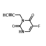 CAS 登录号：680575-05-7， 5-氟-3-(2-丙炔-1-基)-2,4(1H,3H)-嘧啶二酮