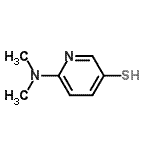 CAS 登录号：680591-10-0， 6-(二甲基氨基)-3-吡啶硫醇