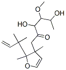 CAS#: 68072-84-4， 1-[2,3-Dimethyl-2-(2-Methylbut-3-En-2-Yl)-3-Furyl]-3,5-Dihydroxy-4-Methoxy-Hexan-2-One