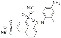 CAS 登录号：68109-68-2， 8-[(4-氨基-O-甲苯基)偶氮]萘-1,3-二磺酸钠盐
