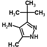 CAS 登录号：681180-69-8， 5-甲基-3-(2-甲基-2-丙基)-1H-吡唑-4-胺