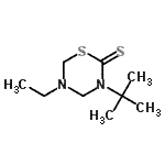 CAS 登录号：681218-42-8， 5-乙基-3-(2-甲基-2-丙基)-1,3,5-噻二嗪烷-2-硫酮