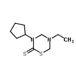 CAS 登录号：681218-83-7， 3-环戊基-5-乙基-1,3,5-噻二嗪烷-2-硫酮