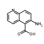 CAS 登录号：681246-32-2， 6-氨基-5-喹啉羧酸