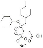 CAS 登录号:68133-68-6, 1-(2-乙基己基) 4-己基 2-磺酸基琥珀酸酯钠盐
