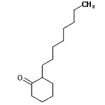 CAS 登录号：6814-21-7， 2-辛基环己酮