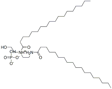 CAS 登录号：68140-80-7， (2-羟基乙基)(硬脂酰)[2-[(硬脂酰)铵基]乙基]铵磷酸氢盐