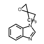 CAS 登录号：681483-40-9， 1-[(2-甲基-2-环氧乙烷基)甲基]-1H-苯并咪唑