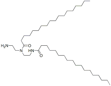 CAS 登录号：68155-57-7， N-(2-氨基乙基)-N-[2-(硬脂酰氨基)乙基]硬脂酰胺