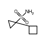 CAS 登录号：681808-64-0， 1-(环丁基甲基)环丙烷-1-磺酰胺