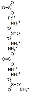 CAS 登录号：68191-11-7， 四亚硫酸六铵铂(2+)盐