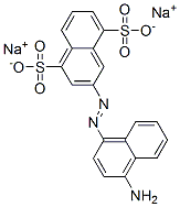 CAS 登录号：68201-75-2， 3-[(4-氨基-1-萘基)偶氮]萘-1,5-二磺酸二钠