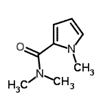 CAS 登录号：68204-57-9， N,N,1-三甲基-1H-吡咯-2-甲酰胺