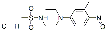 CAS 登录号：68214-80-2， N-[2-[乙基(3-甲基-4-亚硝基苯基)氨基]乙基]甲烷磺酰胺单盐酸盐