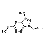 CAS 登录号：682319-82-0， 1-乙基-3-甲基-5-(甲硫基)-1H-吡唑并[4,3-e][1,2,4]三嗪
