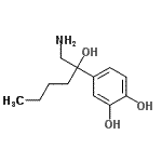 CAS#: 682731-26-6， 4-(1-Amino-2-hydroxy-2-hexanyl)-1,2-benzenediol