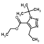 CAS#: 682757-74-0， Ethyl 4-ethyl-1-(2-methyl-2-propanyl)-1H-1,2,3-triazole-5-carboxylate