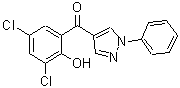 CAS 登录号：68287-74-1， (3,5-二氯-2-羟基苯基)(1-苯基-1H-吡唑-4-基)甲酮
